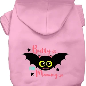 Batty for Mommy Halloween Pet Hoodie