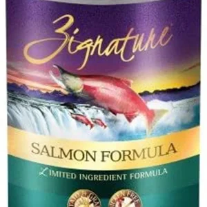 Zignature Dog Canned Salmon, 13 oz each, Case of 12