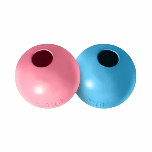 KONG Puppy Ball with Hole Fetch Dog Toy Small