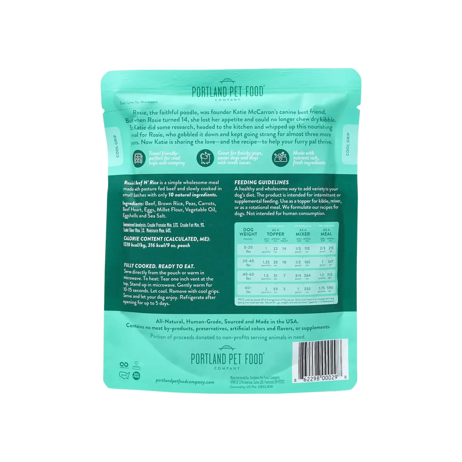 Portland Pet Food Grain Inclusive Homestyle Dog Meals - Image 2