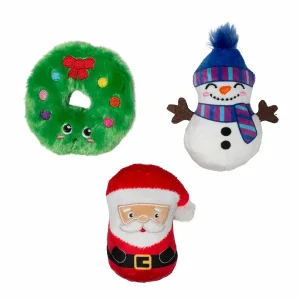 PetShop by Fringe Studio We Have Great Chemis-Tree Plush Dog Toy Set Small 3 ct
