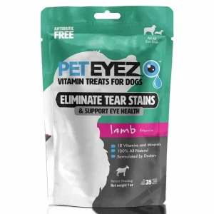 Pet Eyez Vitamin Dog Treats for Dogs Lamb Formula 1 oz