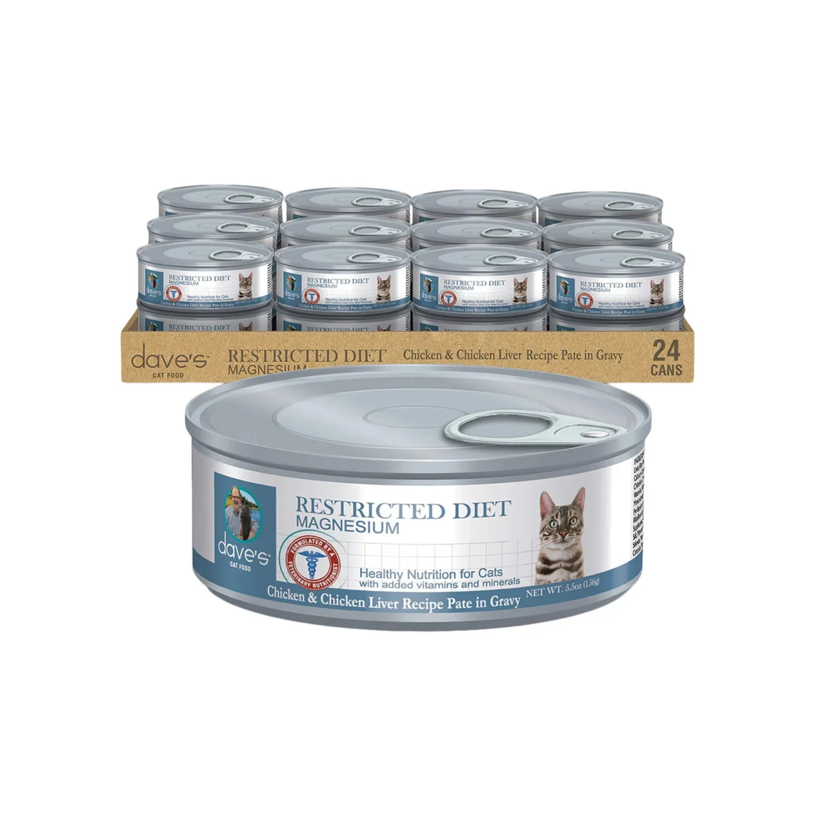 Dave's Pet Food Restricted Diet Magnesium Wet Cat Food