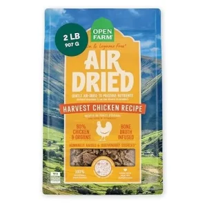 Open Farm Grain-Free Harvest Chicken Bone-Broth Infused Air-Dried Dog Food or Topper
