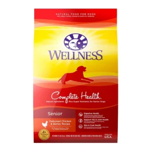 Wellness Dog Senior Deboned Chicken Barley 15 lb Adult Complete Health