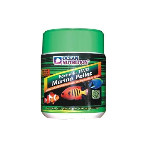 Ocean Nutrition Formula 2 Herbivore and Omnivore High-Protein Small-Size Tropical Saltwater Fish Food Pellets - Image 2