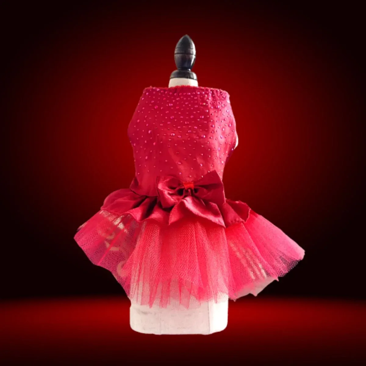 Luxurious Holiday Sequin Dog Dress by Bark Fifth Avenue - Image 2
