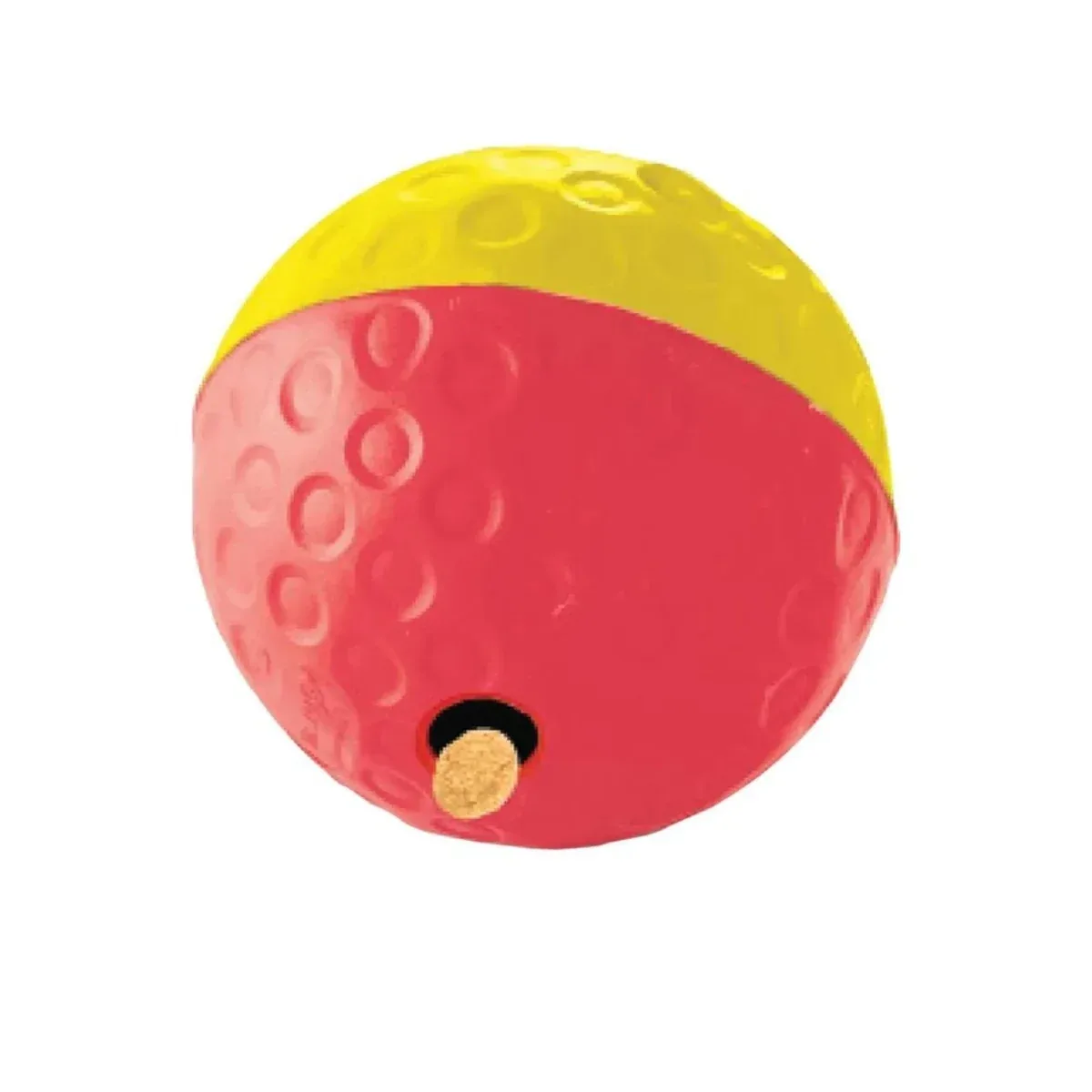 Nina Ottosson Treat Tumble Interactive Treat Dog Puzzle Dog Toy Level 1, Red/yellow