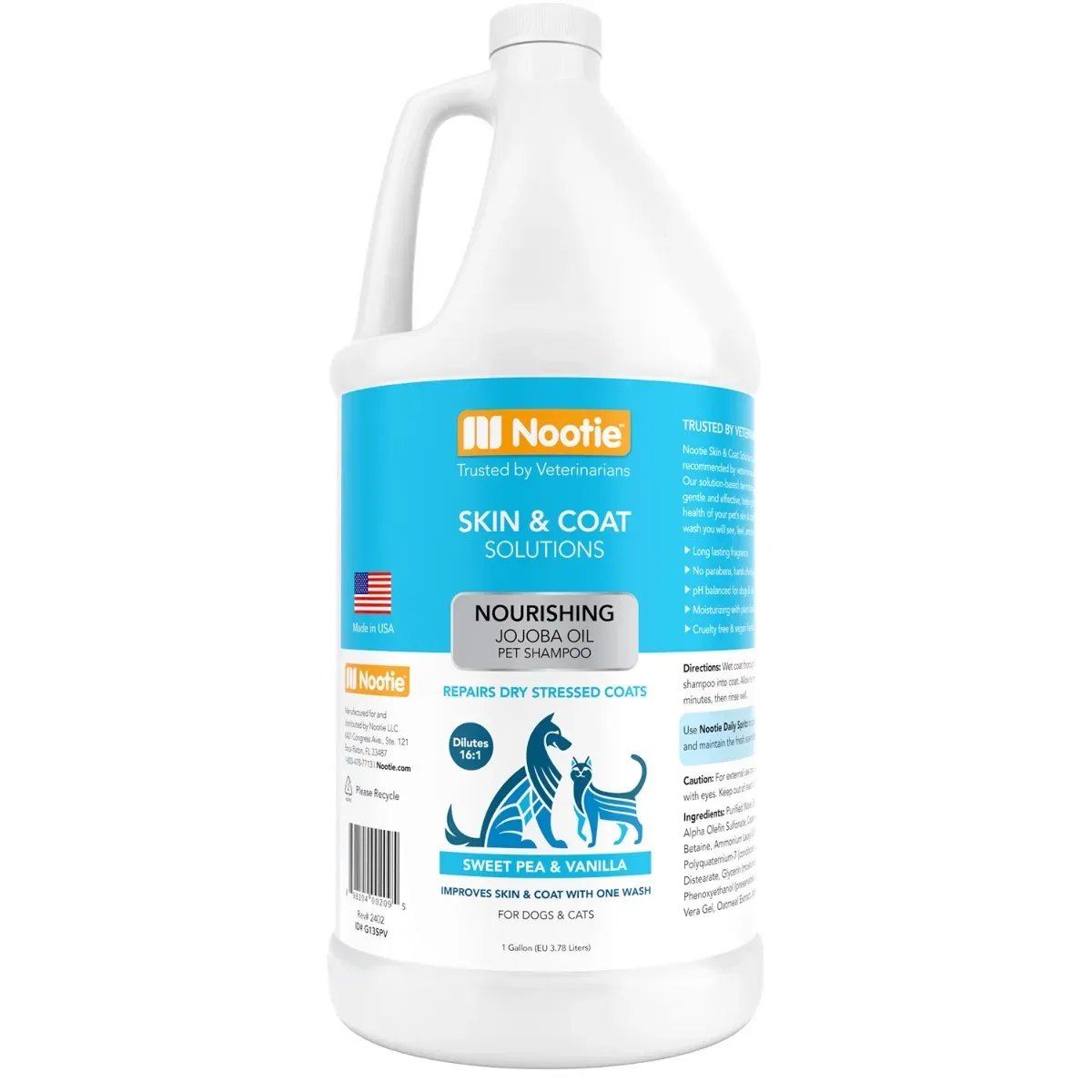 Nootie Nourishing Jojoba Oil Dog Grooming Shampoo