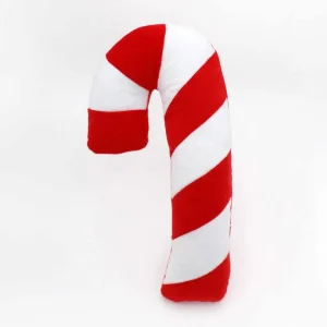 ZippyPaws Holiday Jigglerz Candy Cane Plush Dog Toy