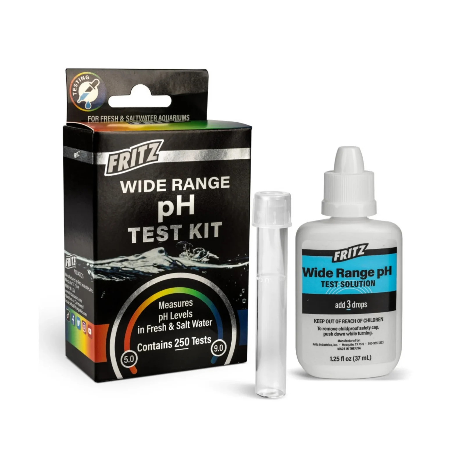 Fritz Wide Range PH Test Kit