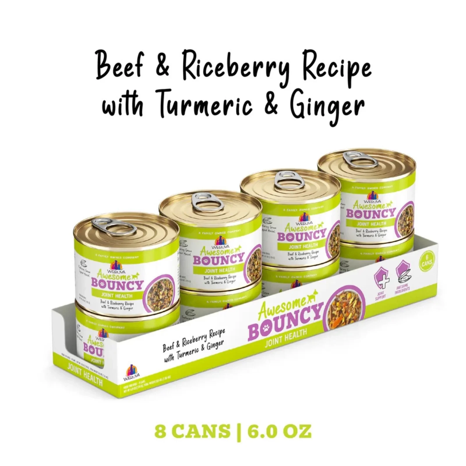 Weruva Dog Bouncy Beef & Rice, 14 oz each, Case of 10