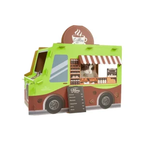 Fofos Coffee Bus Scratcher for Cats