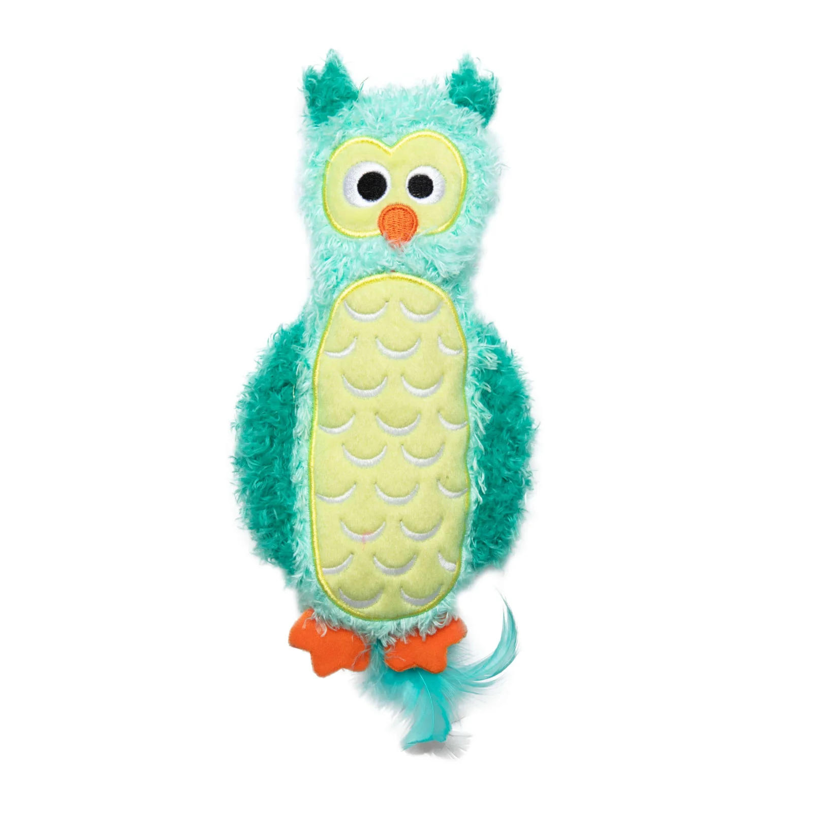 Quirky Kitty Night Owl Kicker – Glow-in-the-Dark Catnip & Silvervine Cat Toy