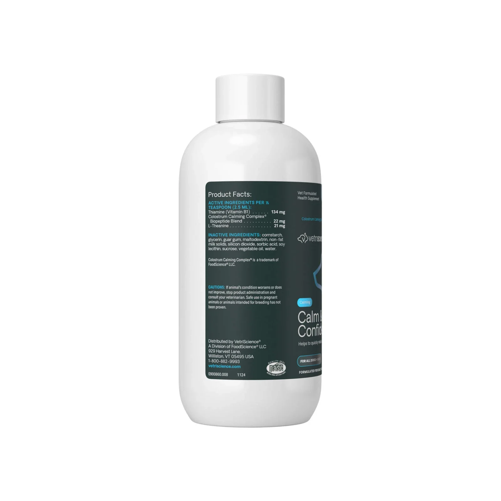 VetriScience Calm & Confident Liquid Supplement for Dogs & Cats - Image 2