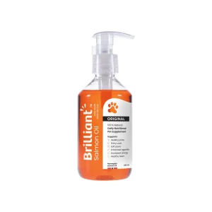 Brilliant Salmon Oil Daily Nutritional Supplement for Dogs & Cats