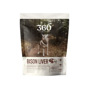 360 Pet Nutrition Freeze Dried Liver Treats for Dogs
