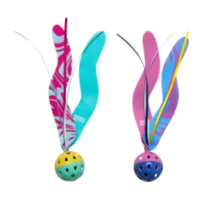 Quirky Kitty Catnip Seaweed Tumblers 2pk – Ocean-Themed Cat Toys with Catnip