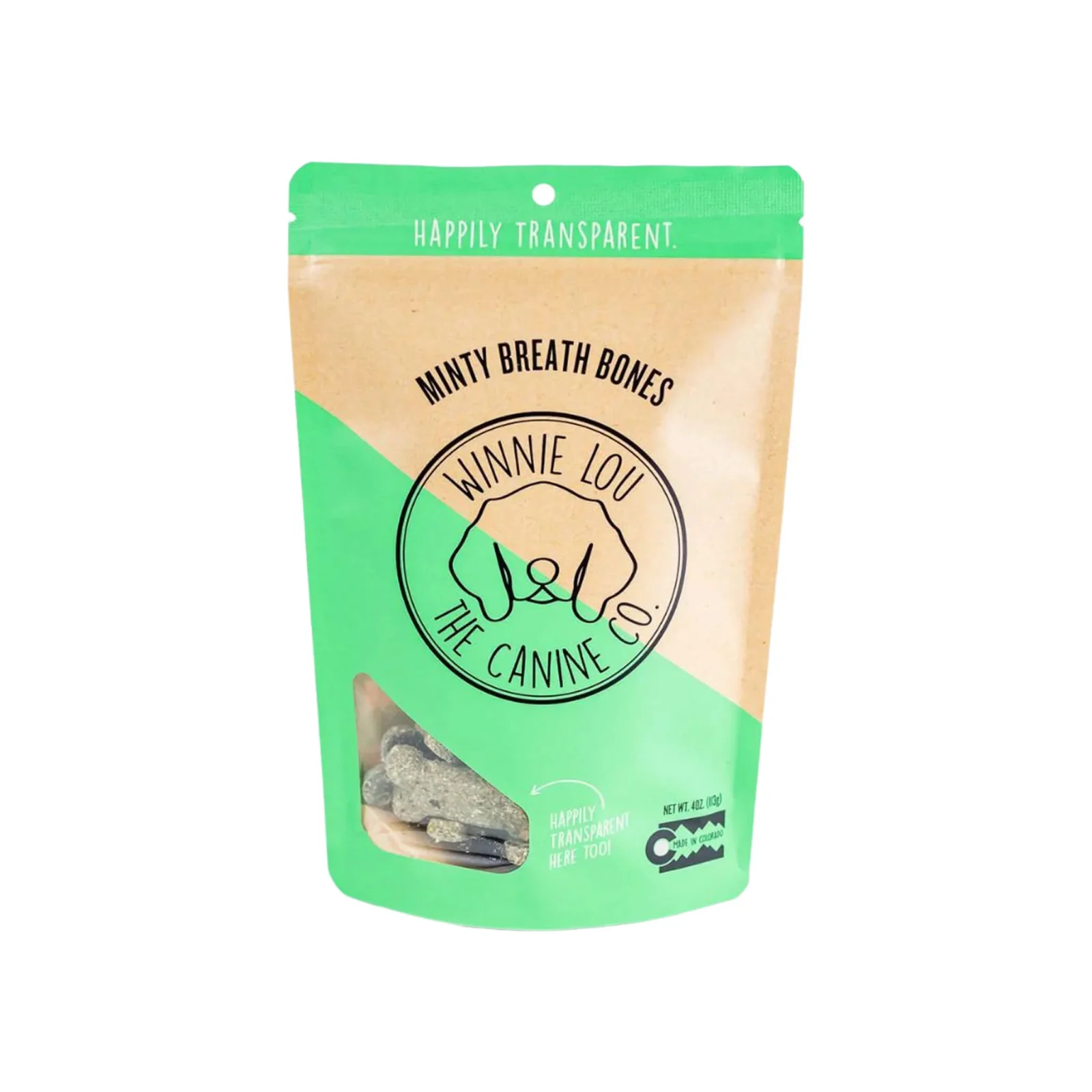 Winnie Lou Minty Breath Bones Dog Treats