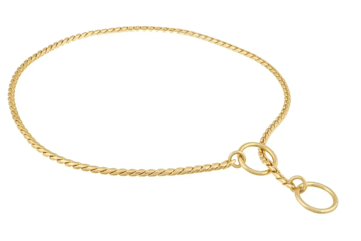 Slip Snake Show Chain Dog Collar (16 in x 3.8 mm) - Image 2