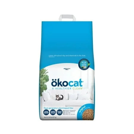 Okocat Premium Original Clumping Natural Wood Plant-Based Cat Litter
