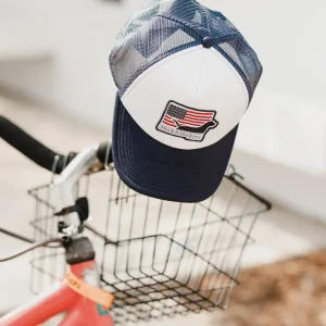 American Flag Trucker Hat