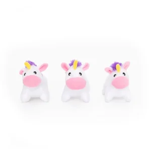 ZippyPaws Miniz Unicorns, 3-Pack