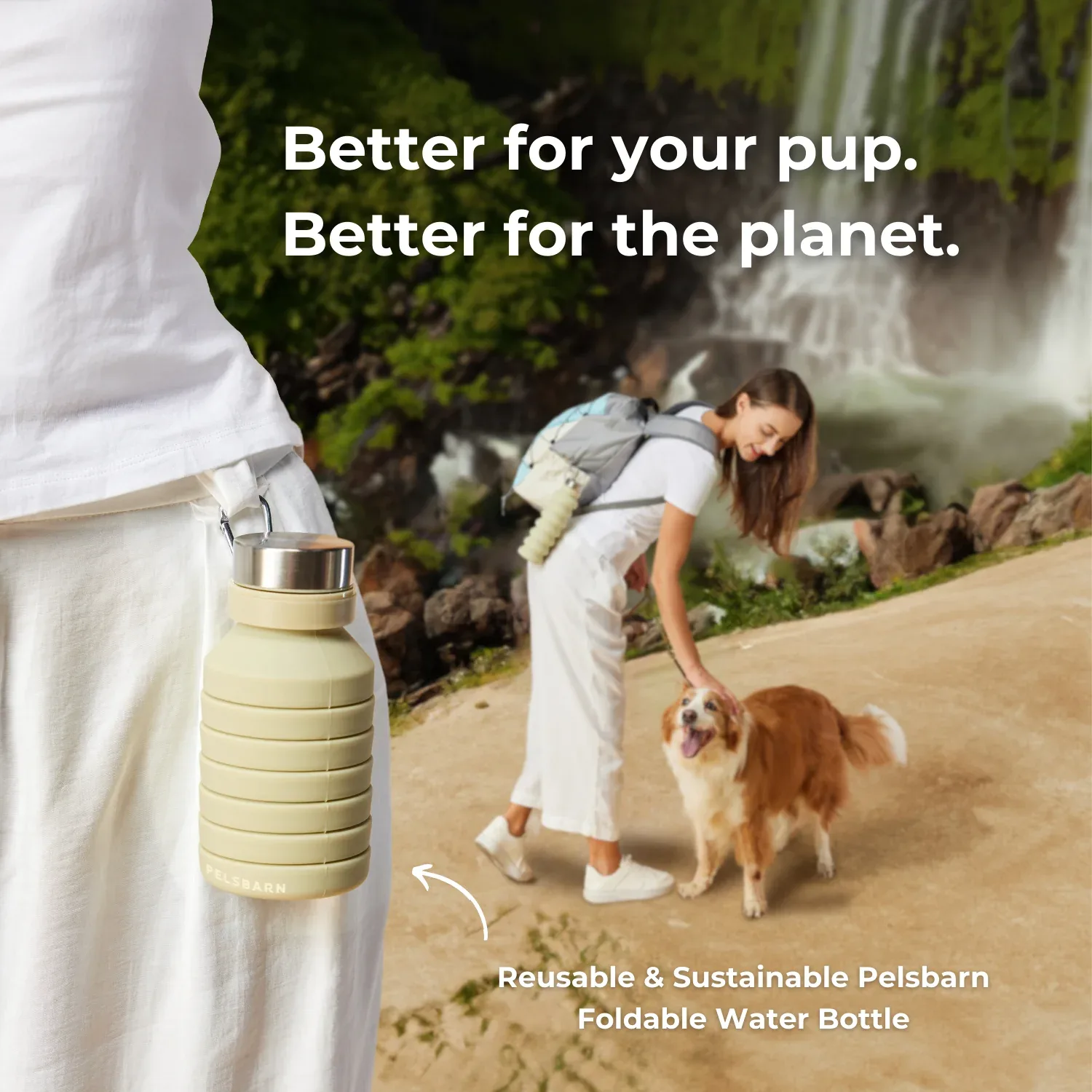 Foldable water bottle