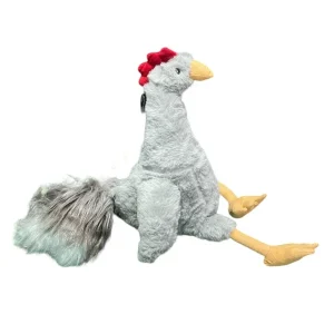 NANDOG My BFF Chicken Crazy Dog Toy Gray