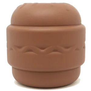 SP Hamburger Durable Rubber Chew Dog Toy & Treat Dispenser