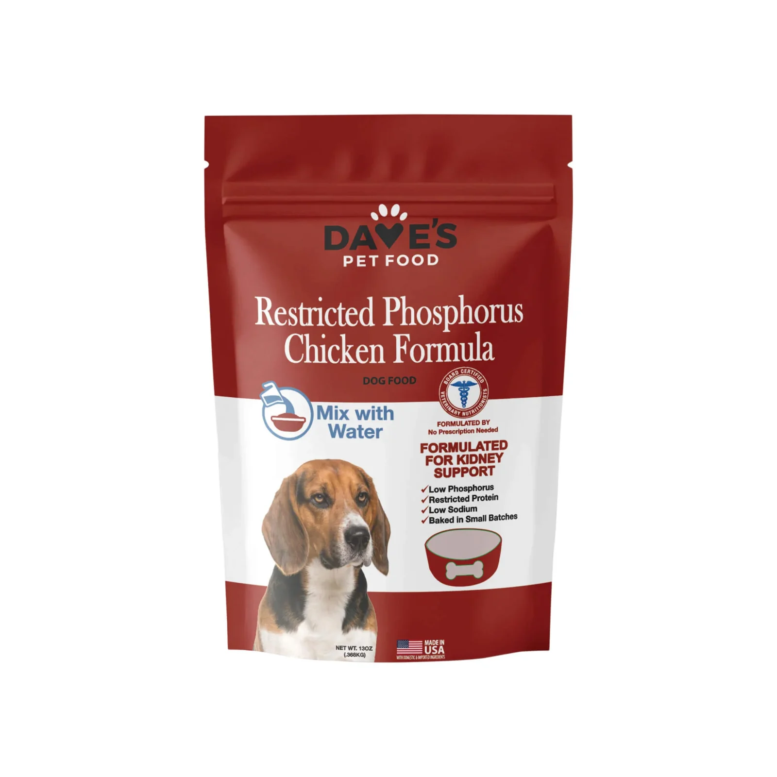 Dave's Pet Food Restricted Phosphorous Kidney Support Dry Dog Food