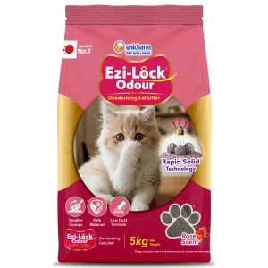 Unicharm Ezi Lock Odour Rose Scented Cat Litter