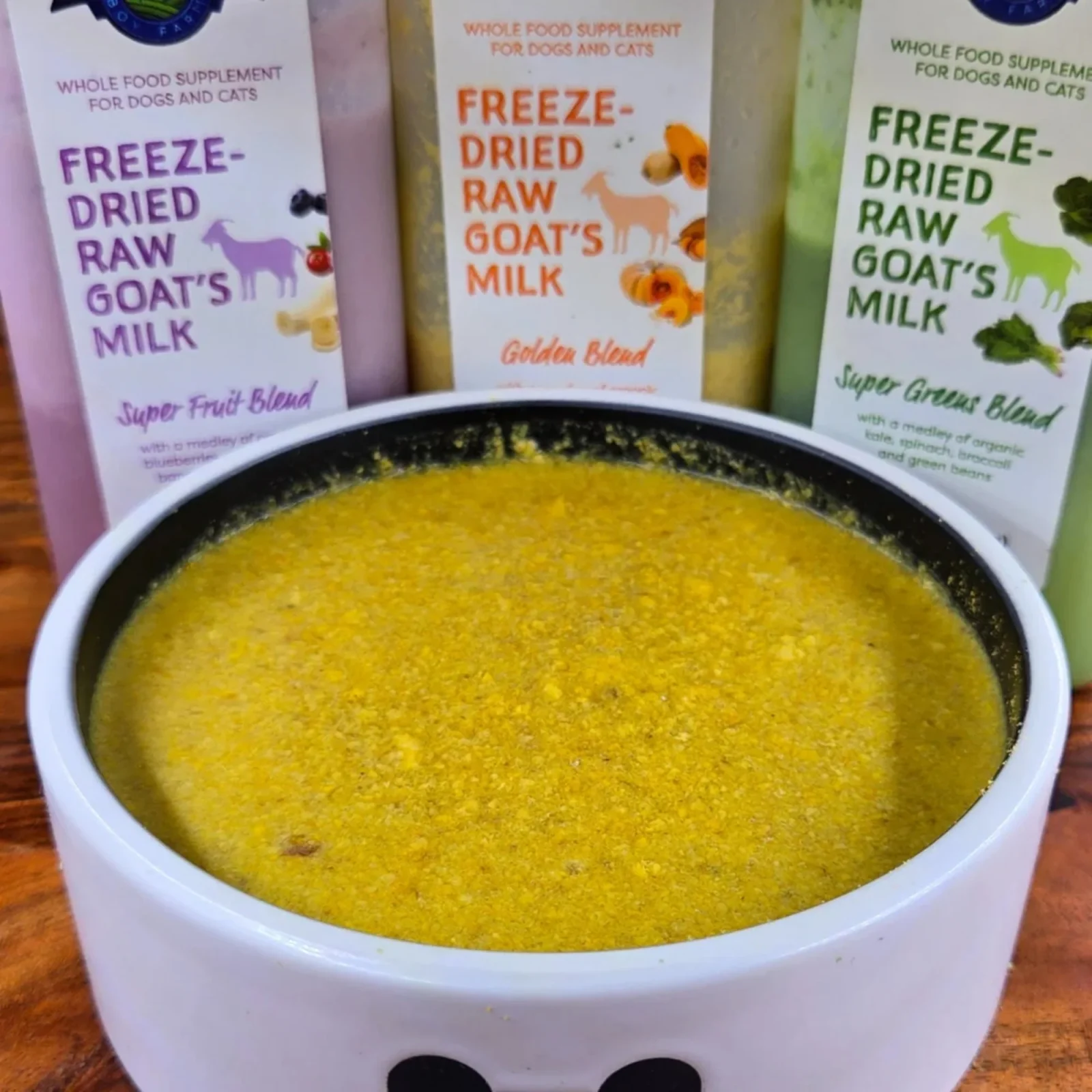 Shepherd Boy Farms Dog & Cat Freeze-Dried Raw Goat Milk Golden 16 oz - Image 2