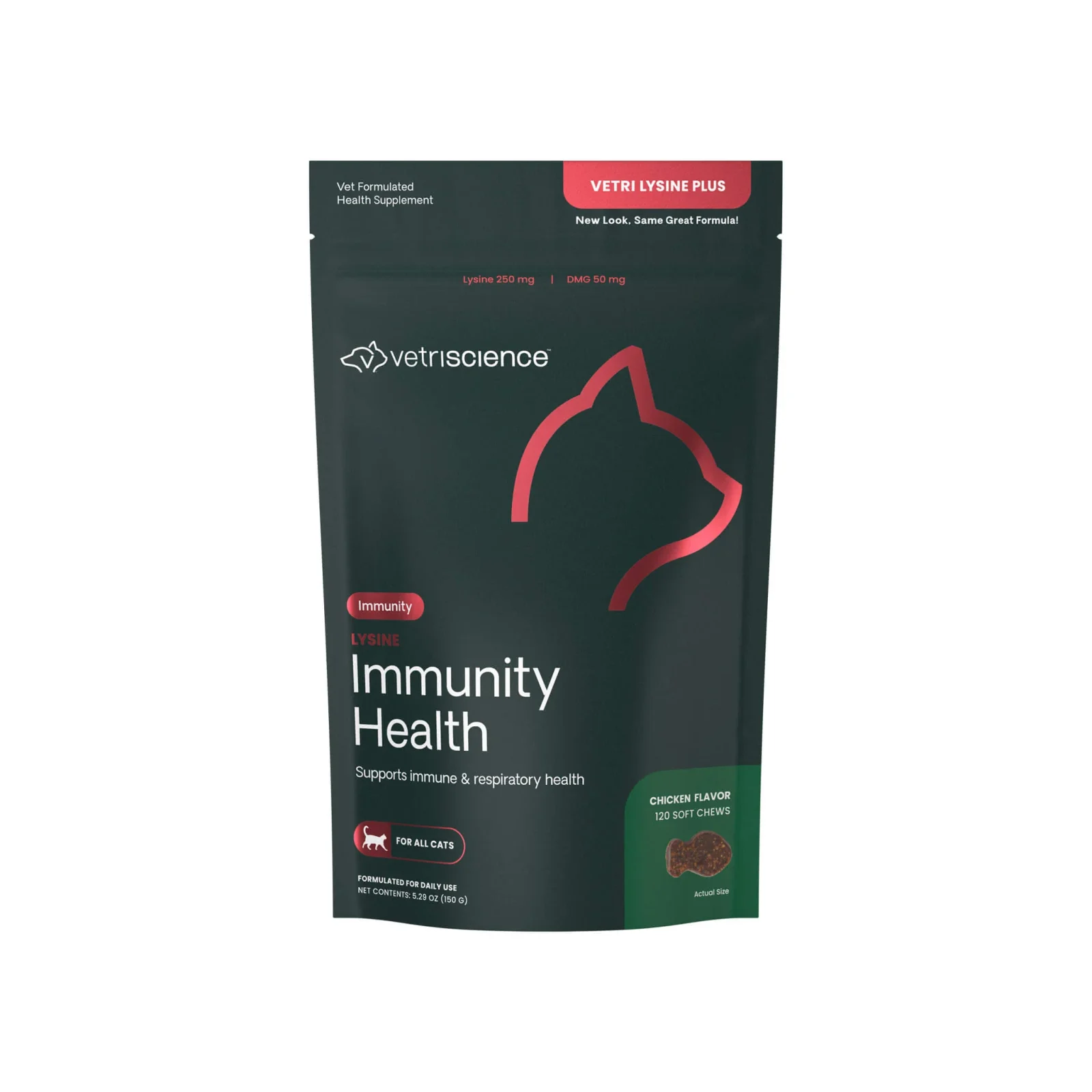 VetriScience Lysine Immunity Health Supplement for Cats