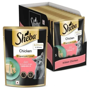 Sheba Chicken Loaf Rich Premium Kitten (2 to 12 Months) Fine Cat Wet Food