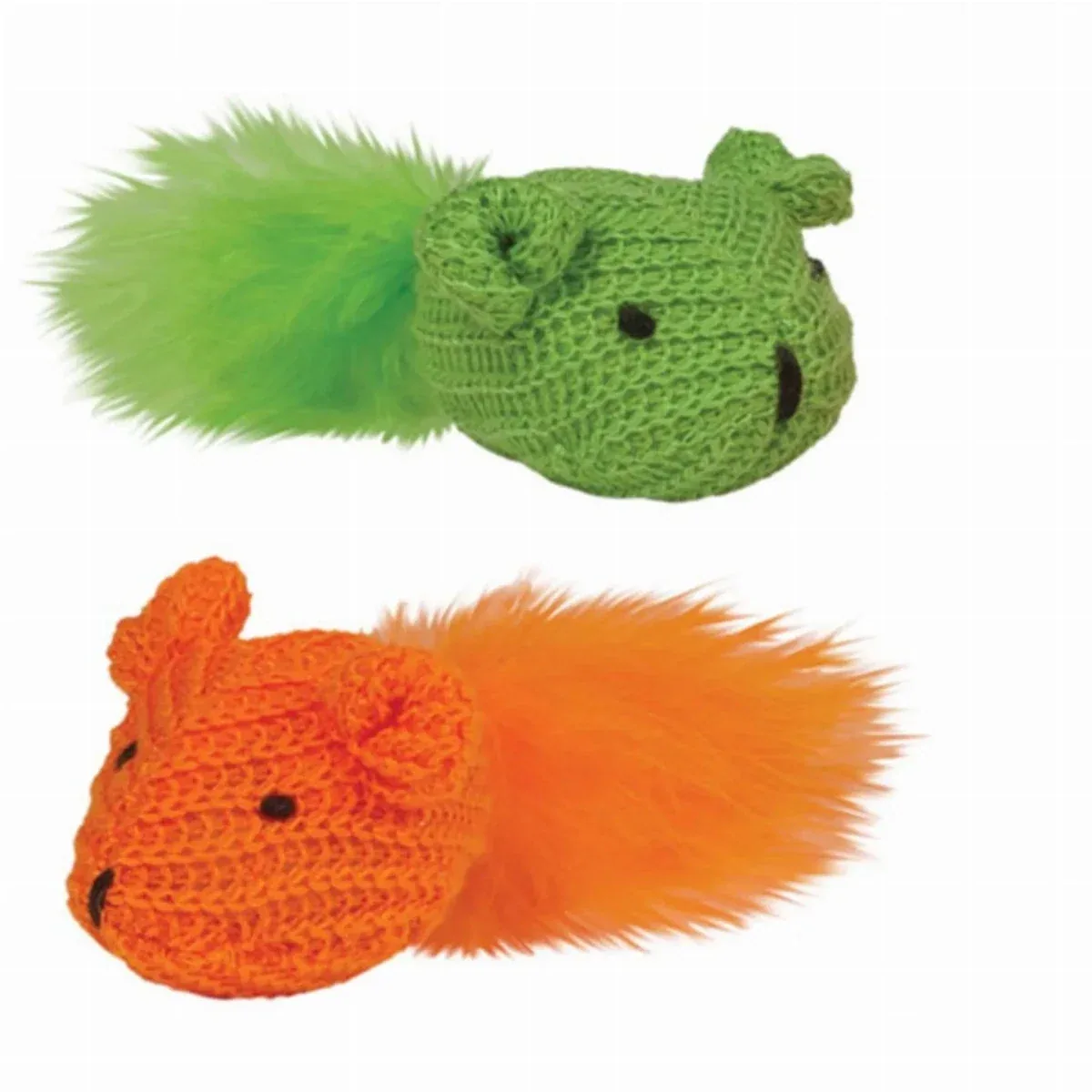 KB Knit Mouse with Feather 2-Count - Image 2