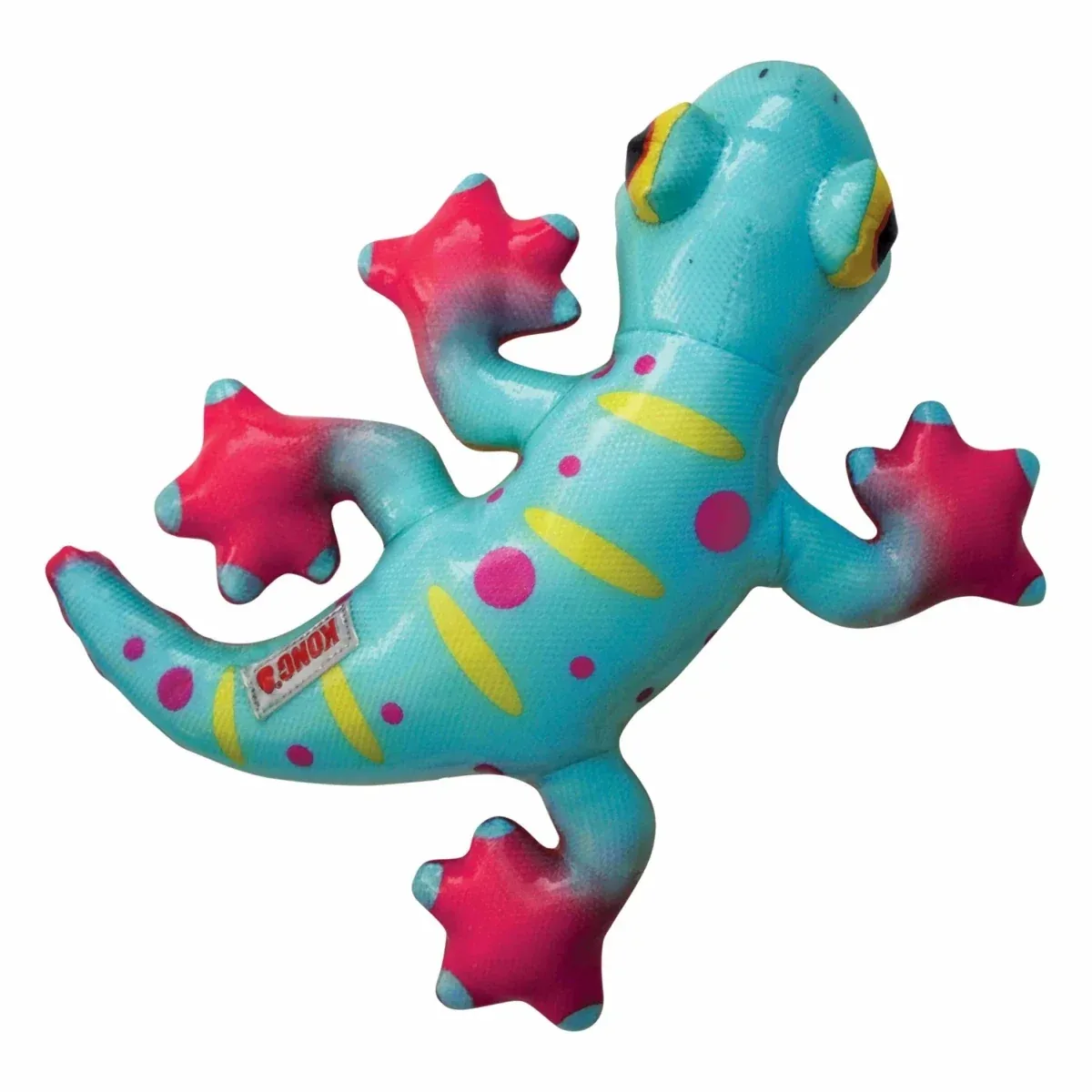 KONG Shieldz Tropics Gecko Dog Chew Toy Medium - Image 2