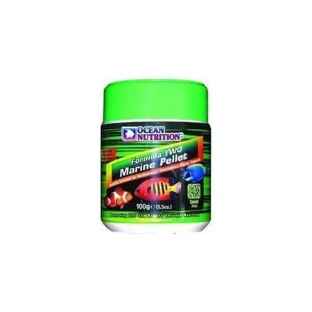 Ocean Nutrition Formula 2 Herbivore and Omnivore High-Protein Small-Size Tropical Saltwater Fish Food Pellets