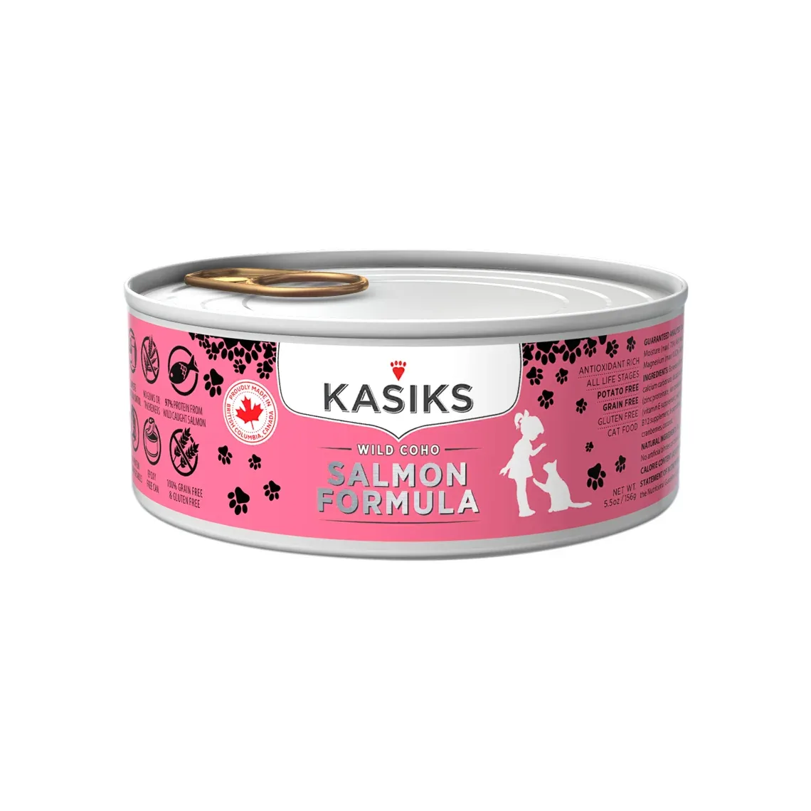 Kasiks Single Meat Protein Grain Free Canned Wet Cat Food - Image 2