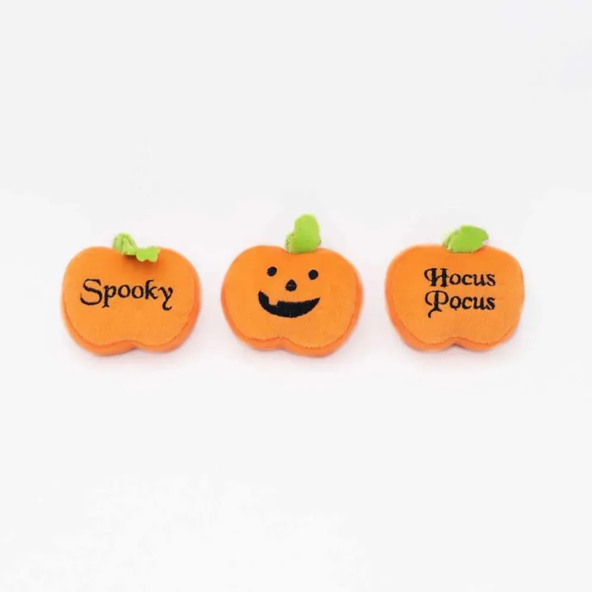 ZippyPaws Halloween Miniz Pumpkins, 3-Count - Image 2