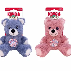 KONG Knots Teddy Dog Rope Dog Toy Assorted, SMALL