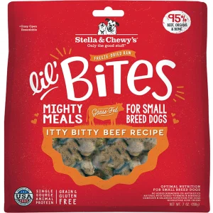 Stella & Chewy's Dog Freeze-Dried Lil Bites Itty Bitty Beef 7 oz