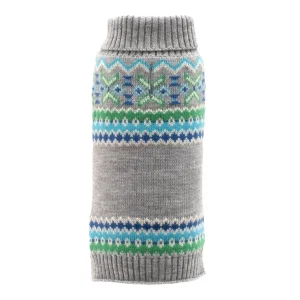 Fairisle Turtleneck Sweater in Blue