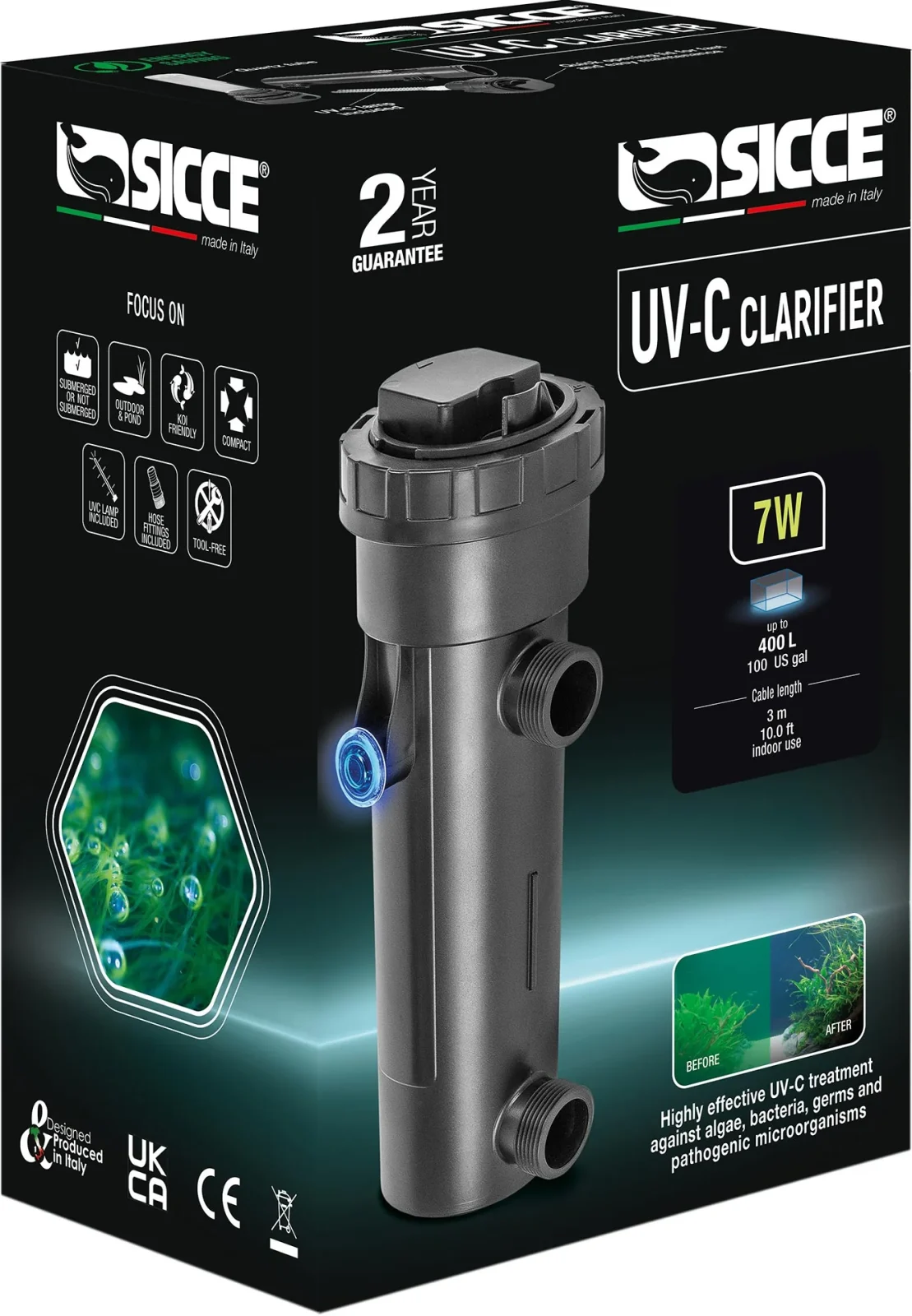 Sicce UV-C Clarifier (Aquarium)
