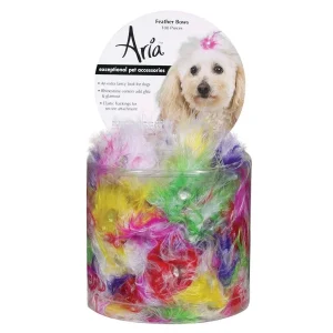 AR Feather Bow Canister 100 ct