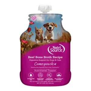 Nutrisource Dog Come -Pooch -A Grain-Free Broth Beef, 12 oz