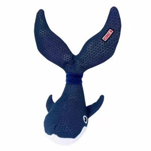 KONG Shakers Shimmy Whale Dog Plush Dog Toy Medium