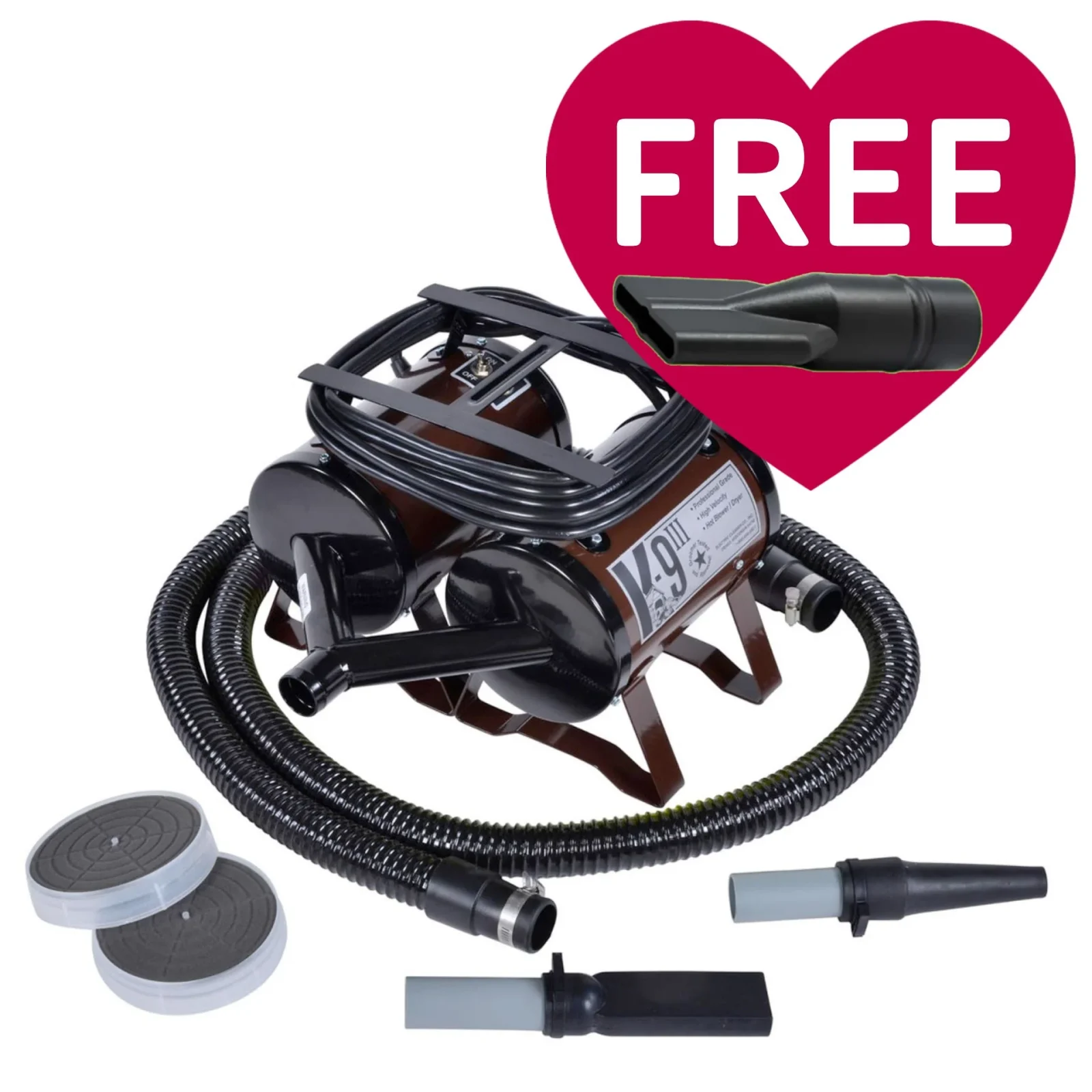 K-9 III Dog Dryer With FREE Water Peeler