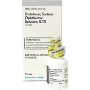 Diclofenac Sodium (Generic) Ophthalmic Solution 0.1%