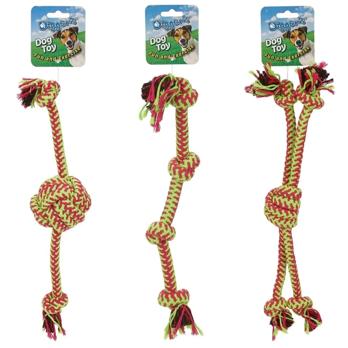 Digger's Rope Toys 20 in Asst - Image 2